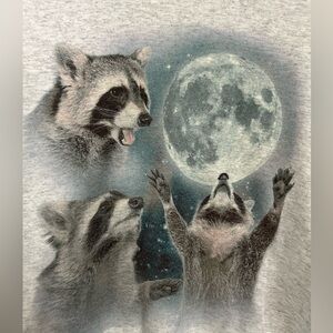Raccoon Lover’s Gildan Heavy Blend Gray Sweatshirt